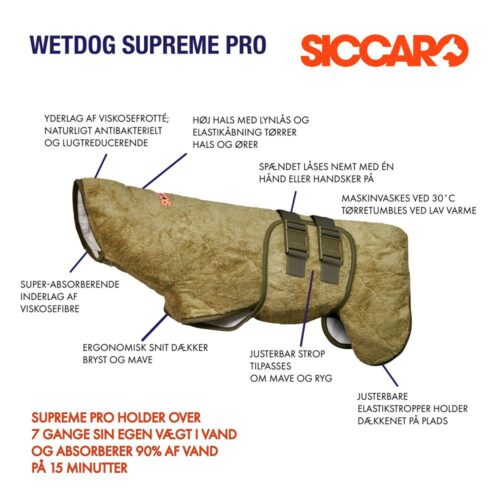 Siccaro SupremePro, bamboo Tørredækken